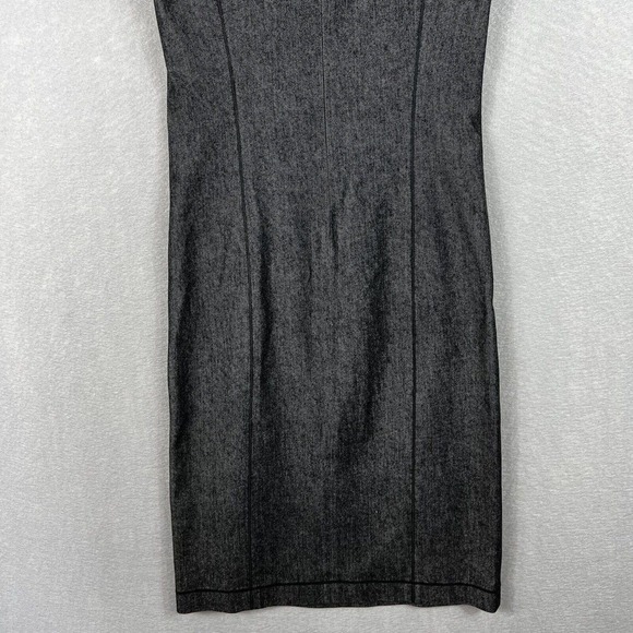 Kors Michael Kors Dress Size 2 Black Midi Sleeveless Sheath Made in Italy - Picture 12 of 12